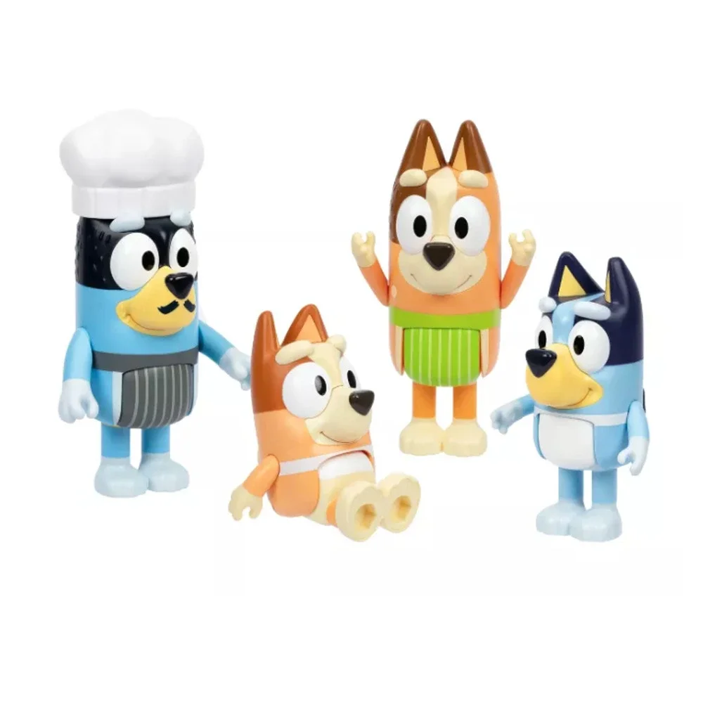 Bluey Let's Play Chef Chat Mates Figure Dinner Time Heeler: Interactive NWT